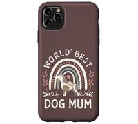 Carcasa para iPhone 11 Pro MAX Love My Pup Colorful Rainbow Supercute, la Mejor mamá para Perros del Mundo
