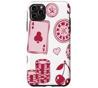 Carcasa para iPhone 11 Pro MAX Lucky Girl Energy Gambling Playing Cards Cherries and Dice