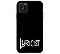 Carcasa para iPhone 11 Pro MAX Lyricist Hip Hop Rap Music Poetry Poem Writer Lyricism MC