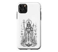 Carcasa para iPhone 11 Pro MAX Maat Pluma Verdad Antiguo Egipcio Equilibrio Mito Arte