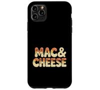 Carcasa para iPhone 11 Pro MAX Mac & Cheese Cheesy Goteo Retro Estilo De Dibujos Animados