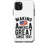 Carcasa para iPhone 11 Pro MAX Making America Great Since 1991 35 Años Cumpleaños