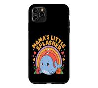 Carcasa para iPhone 11 Pro MAX Mama's Little Splasher Cute Whale Mom Kids