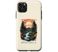 Carcasa para iPhone 11 Pro MAX Manitou Springs, Colorado, EE. UU., diseño panorámico Retro de montañas