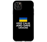 Carcasa para iPhone 11 Pro MAX Mantener la Calma y Salvar a Ucrania Apoya la Paz ucraniana Amor