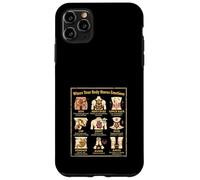 Carcasa para iPhone 11 Pro MAX Mapa Corporal Emociones Psicología Vintage