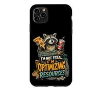 Carcasa para iPhone 11 Pro MAX Mapache Caótico Humor Oscuro Basura Diseño Urbano