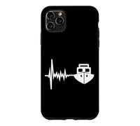 Carcasa para iPhone 11 Pro MAX Marinero Barco Latido del Corazón Barca Fluvial Regalo