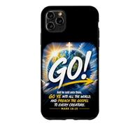 Carcasa para iPhone 11 Pro MAX Mark 16:15 Go Into All The World and Preach The Gospel