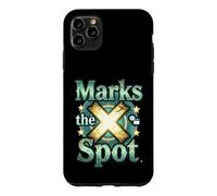 Carcasa para iPhone 11 Pro MAX Marks The Spot Map Brújula Navegación Diseño de Aventura