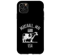 Carcasa para iPhone 11 Pro MAX Marshall MN USA - Vaca Retro, diseño de Estilo Vintage