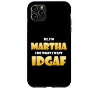 Carcasa para iPhone 11 Pro MAX Martha Joke Idgaf Meme Funny Halloween Costume For Marthas