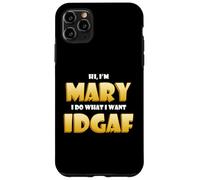 Carcasa para iPhone 11 Pro MAX Mary Joke Idgaf Meme Funny Halloween Costume For Mary