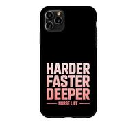 Carcasa para iPhone 11 Pro MAX Más difícil más rápido Vida de Enfermera más Profunda RCP Humor