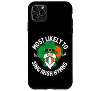 Carcasa para iPhone 11 Pro MAX Más probabilidades de Cantar un Himno irlandés Shamrock Día de San Patricio