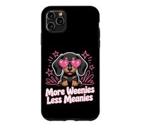 Carcasa para iPhone 11 Pro MAX Más Salchichas, Menos malvados, Divertido Perro Salchicha