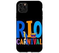 Carcasa para iPhone 11 Pro MAX Máscara de Carnaval de Río Brasil Festival de Brasil Recuerdo brasileño