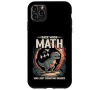 Carcasa para iPhone 11 Pro MAX Matemáticas Dino Matemáticas Profesor Álgebra Dinosaurio Matemáticas