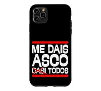 Carcasa para iPhone 11 Pro MAX Me Dais Asco Casi Todos Frase Humor Divertido y Sarcástico