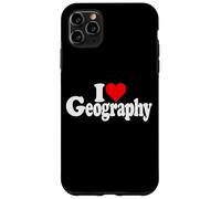 Carcasa para iPhone 11 Pro MAX ME Encanta EL CORAZÓN GEOGRAFÍA MAPAS Estudio DE LA Tierra