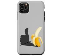 Carcasa para iPhone 11 Pro MAX Me Gusta el plátano optimista Pop-Art