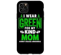 Carcasa para iPhone 11 Pro MAX Me Pongo Verde para la Conciencia de la Enfermedad renal de mi Madre
