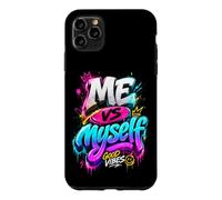 Carcasa para iPhone 11 Pro MAX Me Vs Myself Graffiti Style Urban Streetwear Apparel Design