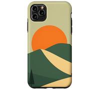 Carcasa para iPhone 11 Pro MAX Medio Siglo Montaña Puesta del Sol Paisaje