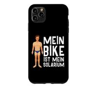 Carcasa para iPhone 11 Pro MAX Mein Bike ist Mein Solarium Radfahrer Mountainbiker