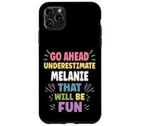 Carcasa para iPhone 11 Pro MAX Melanie Personalized Women's Gift Custom Melanie