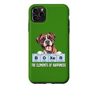 Carcasa para iPhone 11 Pro MAX Mens Womens Kids Elements of Happiness Design Boxer Lover