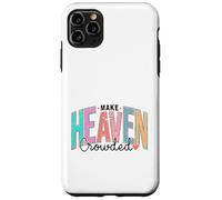 Carcasa para iPhone 11 Pro MAX Mensaje Retro Cristiano del Cielo Cruz fe