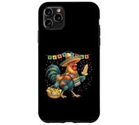 Carcasa para iPhone 11 Pro MAX Mexicano Gallo Poncho Cinco De Mayo Fiesta Sombrero Meme