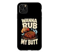 Carcasa para iPhone 11 Pro MAX Mezclador Divertido para Barbacoa Wanna Rub My Butt Grill Master