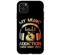 Carcasa para iPhone 11 Pro MAX Mi adicción a la música salvó Muchas Vidas - DJ
