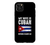 Carcasa para iPhone 11 Pro MAX Mi Esposa Es Cubana Nada Asustarme Vintage Freedom Free Cuba