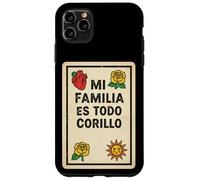 Carcasa para iPhone 11 Pro MAX Mi Familia ES Todo Corillo Latino México Divertido Tiempo en Familia