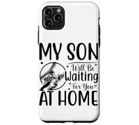 Carcasa para iPhone 11 Pro MAX Mi Hijo te estará Esperando en casa béisbol
