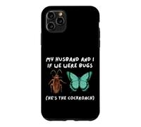 Carcasa para iPhone 11 Pro MAX Mi Marido y yo si fuéramos bichos Divertido cucaracha Meme Esposa