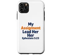 Carcasa para iPhone 11 Pro MAX Mi misión Lleva a Sus Efesios 5:23 Fe Cristiana
