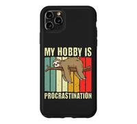 Carcasa para iPhone 11 Pro MAX Mi pasatiempo es la procrastinación Divertido Perezoso Perezoso