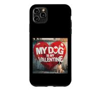 Carcasa para iPhone 11 Pro MAX Mi Perro es mi San Valentín San Bernardo Street Graffiti