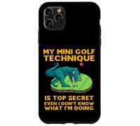 Carcasa para iPhone 11 Pro MAX Mi Técnica de Mini Golf es de Alto Secreto Incluso yo no sé qué