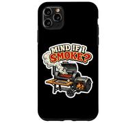 Carcasa para iPhone 11 Pro MAX Mind If I Smoke Meat Lover BBQ Smoker Brisket Carnivore Broma