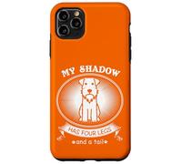 Carcasa para iPhone 11 Pro MAX Miniature Schnauzer My Dog is My Shadow Funny Pet Dog Lover