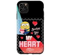 Carcasa para iPhone 11 Pro MAX Minions Sending You My Heart