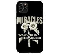 Carcasa para iPhone 11 Pro MAX Miracles Walking In His Wonder Christian Cita Adoración