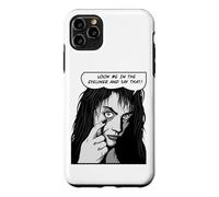 Carcasa para iPhone 11 Pro MAX Mírame En El Delineador De Ojos Y Di Que Pop Art EMO Goth Girl