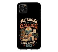 Carcasa para iPhone 11 Pro MAX Mis Libros están Llamando y Debo IR al Lector Amante de los Libros