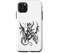 Carcasa para iPhone 11 Pro MAX Mito Legendario del Jinete del dragón del Duende Celta